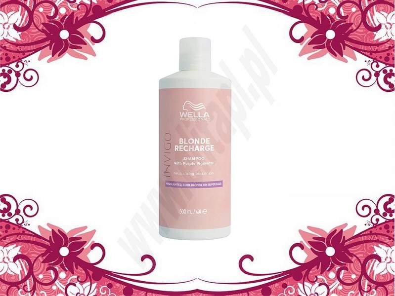 Shampooing Blonde Recharge Invigo Wella 500ml 